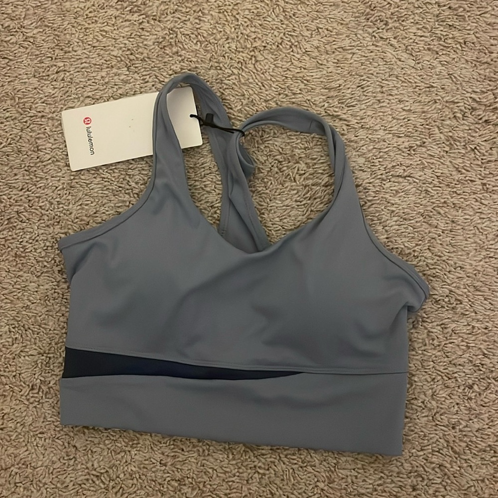 Lululemon blue sports bra